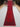 Top-down full view of red 3x12 Khal Mohammadi Afghan runner rug in hallway setting