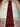 Full top view of 3x19 handmade Afghan red runner rug with vintage Persian design