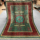 Full top-down view of 6x8 handmade modern Mamluk Oriental rug
