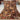 Top view of 4x6.4 antique Baluchi war rug with Persian tribal pictorial patterns