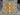 Top-down full image of handmade gold Ziegler wool silk rug – Persian square carpet