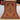 Full top-down view of handmade red and gold Afghan kilim rug