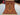 Full top-down view of handmade red and gold Afghan kilim rug