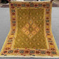 Full top-down view of 2.10x3.8 handmade Persian Afghan kilim rug