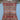 Full top view of 3x5 handwoven multicolor Khorjin striped wool rug