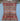Full top view of 3x5 handwoven multicolor Khorjin striped wool rug