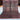 Full top view of red and green handmade Persian-inspired Oriental rug
