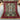 Full top view of 6x8 handmade Turkish Mamluk rug in red and teal