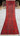 Full top-down view of 3x10 red Turkish handmade runner rug with Persian design