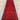 Full top view of 4x19 handmade red Oriental runner rug for long hallways