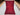 Full top view of 4x6 traditional handmade red Oriental rug