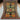Full top-down view of 4x7 handmade patchwork Oriental rug with multicolor design