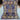 Full top-down view of 5x6 navy blue Mamluk handmade rug