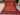 Full top-down view of handmade 8x12 Turkish Kilim rug – red and black geometric wool flatweave.