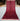 Full view of 3x6.10 ft handmade red & black Afghan wool runner rug