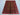 Full top view of 5x6 handmade Afghan Turkmen red and green rug