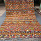 Full view of 8x11 handmade Khorjin Kilim rug – large Persian-style multicolor wool flatweave.