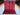 Full view of handmade red Oriental wool silk rug with geometric pattern