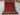 Full view of handwoven small red Afghan Kilim rug – geometric wool flatweave accent carpet.