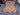 Full view of 4.11x6.7 ft handmade multicolor Kilim wool rug with boho geometric design