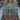 Full top view of 2.5x4 ft handmade Persian silk floral area rug