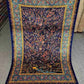 Full top-down view of handmade Persian Garden Silk Carpet