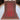 Full view of handwoven red Bokhara wool Turkmen rug