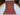 Full view of handwoven red Bokhara wool Turkmen rug