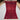 Full top view of handmade red Oriental wool rug for small spaces