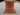 Full top view of 2.5x3.10 handmade Turkish Afghan runner rug in red, orange, and beige tribal patterns
