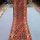 Full-length view of 2.8x8.11 Turkish handwoven kilim hallway rug