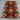 Floor shot of geometric and floral wool rug
