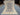 Full top view of 3.11x5.9 ft Turkish wool rug – ivory and gray floral pattern