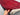 In-hands view of 4x6 handmade red Oriental wool rug