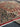 Side-folded wool Heriz rug showing quality craftsmanship in red & black