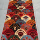 3x10 Colorful Bohemian Runner Rug– Handmade Wool rug with Geometric Patterns,Handwoven Tribal Runner Rug–Multicolor Wool Carpet for Hallways
