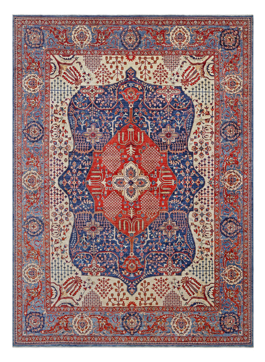 Handmade 10x14 Large Oriental Rug,Persian-Inspired Large living room rug,Vintage Handmade Oriental Rug,Artisan Handmade 10x14 Oriental Rug