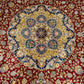 Round Handmade Real Silk Rug – Persian Medallion Design 6ft Diameter,Luxury Round Silk Carpet,Handwoven Round Silk Rug, Original Silk Rug.