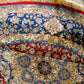 Round Handmade Real Silk Rug – Persian Medallion Design 6ft Diameter,Luxury Round Silk Carpet,Handwoven Round Silk Rug, Original Silk Rug.