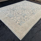 Unique Modern Handmade Blue Khotan Area Rug,Large Neutral Khotan Rug,Turkish Pastel Blue Cream Beige Living room rug,9x12 Living room rug.