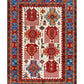 Vibrant Turkish Oriental 7x10 Living room rug,Anatolian Authentic Handwoven Oriental Rug for Living Room, Bohemian & Rustic Home Decor