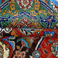 Handwoven Persian Wool Silk Rug 6.5x9.3 ft – Blue, Red & Gold Medallion Carpet – Luxury Oriental Wool Rug for Living Room , Home Decor