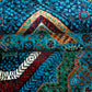 Handwoven Persian Wool Silk Rug 5.6x7.8 ft – Intricate Turquoise & Gold Medallion Carpet – Luxury Oriental Wool Rug for Elegant Interiors