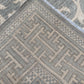 Unique Modern Handmade Blue Khotan Area Rug,Large Neutral Khotan Rug,Turkish Pastel Blue Cream Beige Living room rug,9x12 Living room rug.