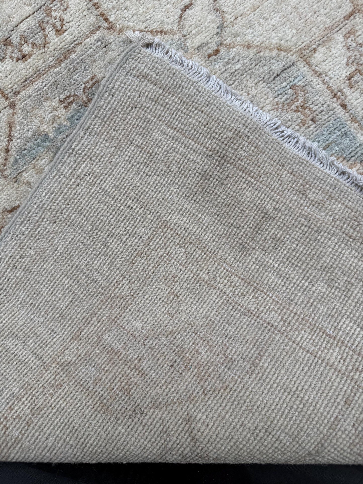 15 ft long Handmade Oushak Runner Rug-Soft Pink Blue Cream Modern runner rug,Modern Pastel colors Runner rug,Turkish Oushak hallway rug