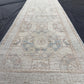 15 ft long Handmade Oushak Runner Rug-Soft Pink Blue Cream Modern runner rug,Modern Pastel colors Runner rug,Turkish Oushak hallway rug