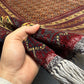Red & Gold Turkmen Rug – 6.6x9.5 ft Handmade Wool Area Rug