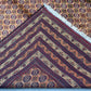 Red & Gold Turkmen Rug – 6.6x9.5 ft Handmade Wool Area Rug