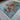Tribal wool area rug 7x10 light blue tribal geometric design