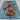 Tribal wool area rug 7x10 light blue tribal geometric design